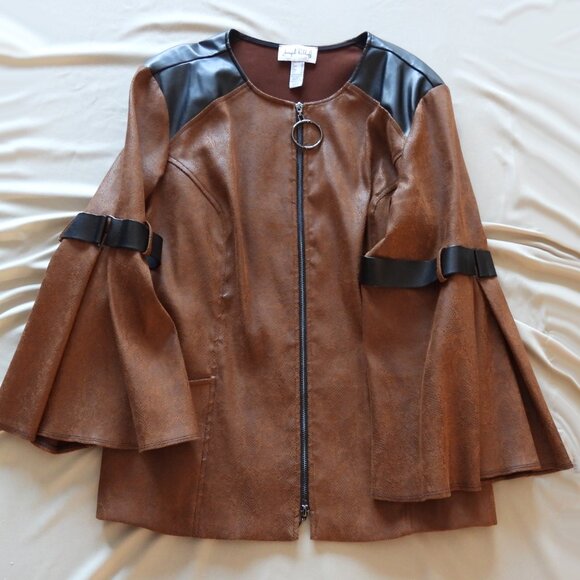 Joseph Ribkoff Zipper Jacket - Picture 2 of 6